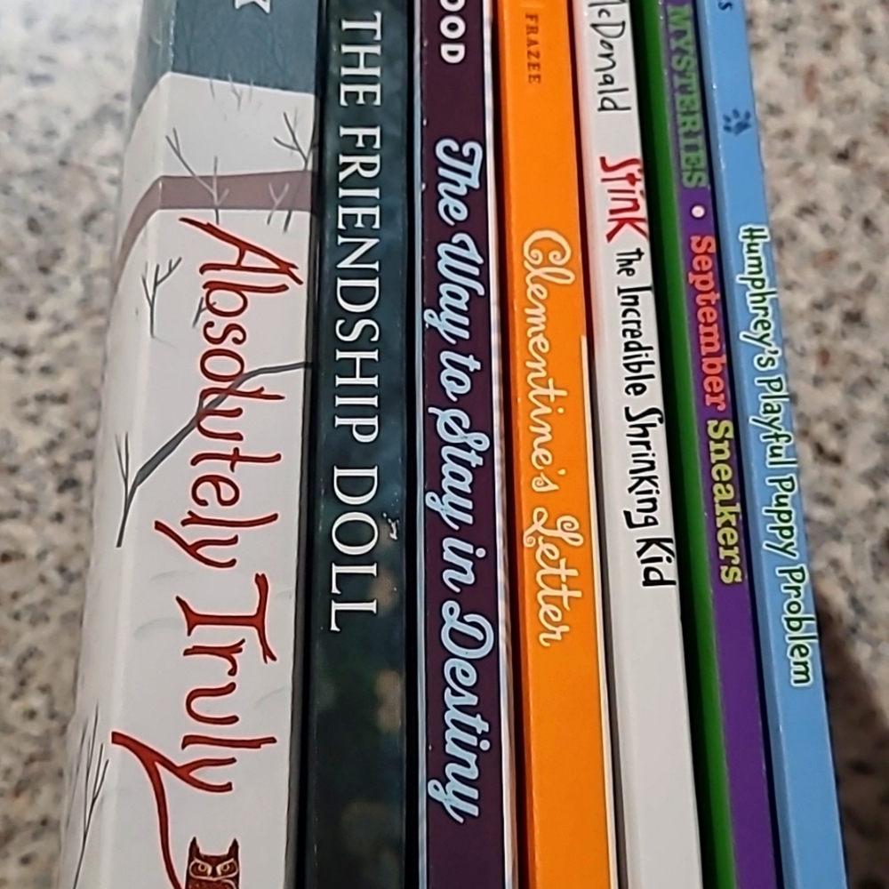 Lot of 7 Scholastic Books Multi Reading Levels
